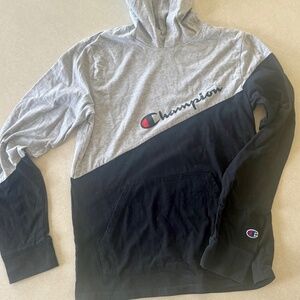 Champion Youth XL Long Sleeve Hooded T-Shirt